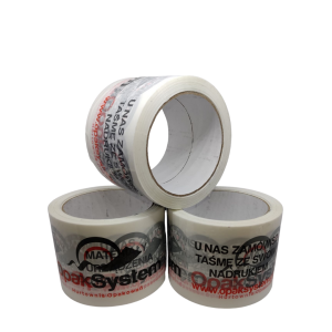 Taśma pakowa z nadrukiem Solvent